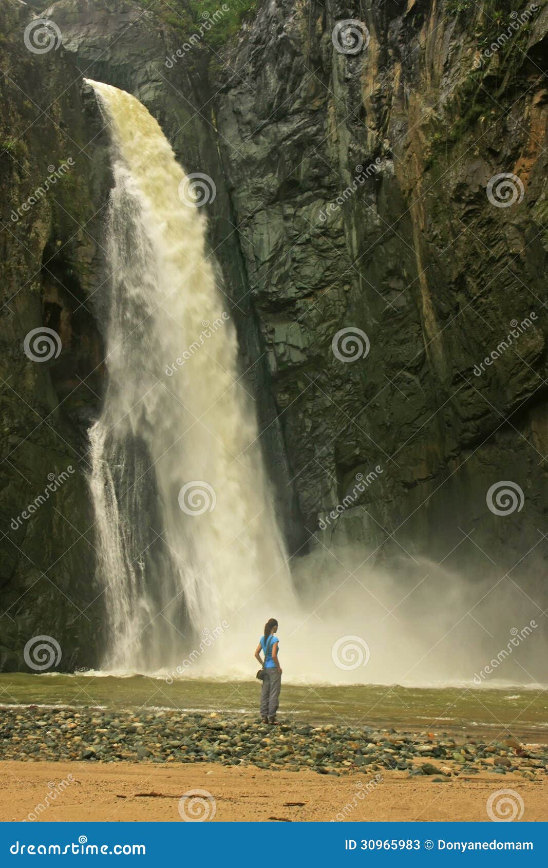 salto jimenoa uno waterfall, jarabacoa