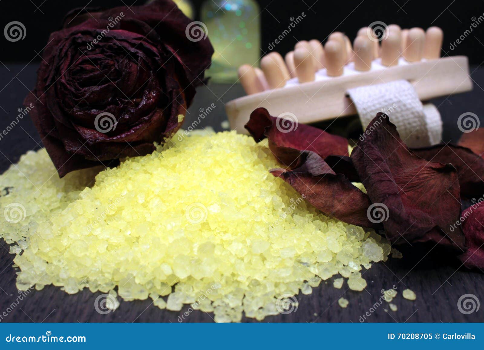 Salts of bath stock image. Image of deluxe, bath, aromatic 70208705