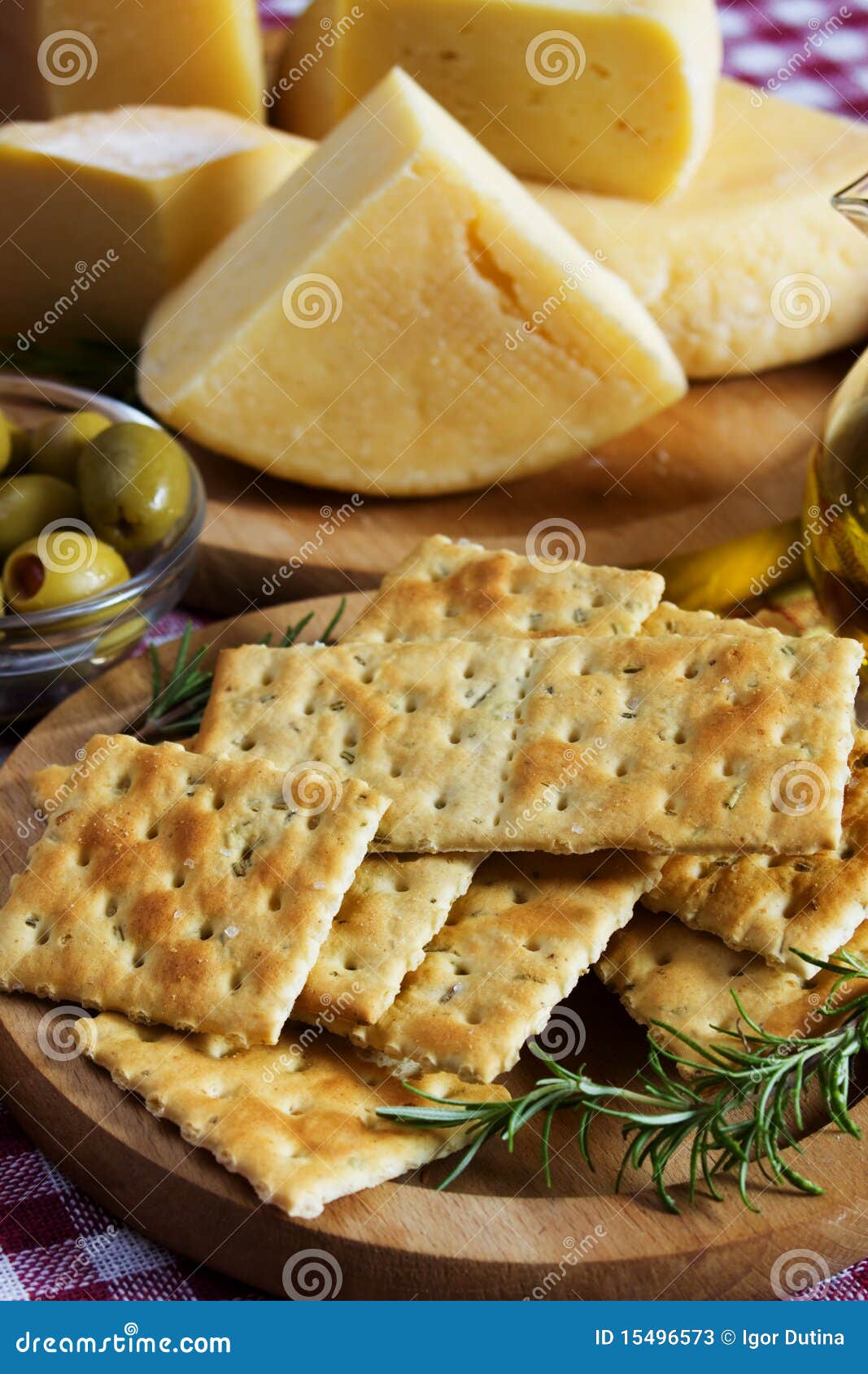 Salty Cracker and Hard Cheese Stock Image Image of food, cracker