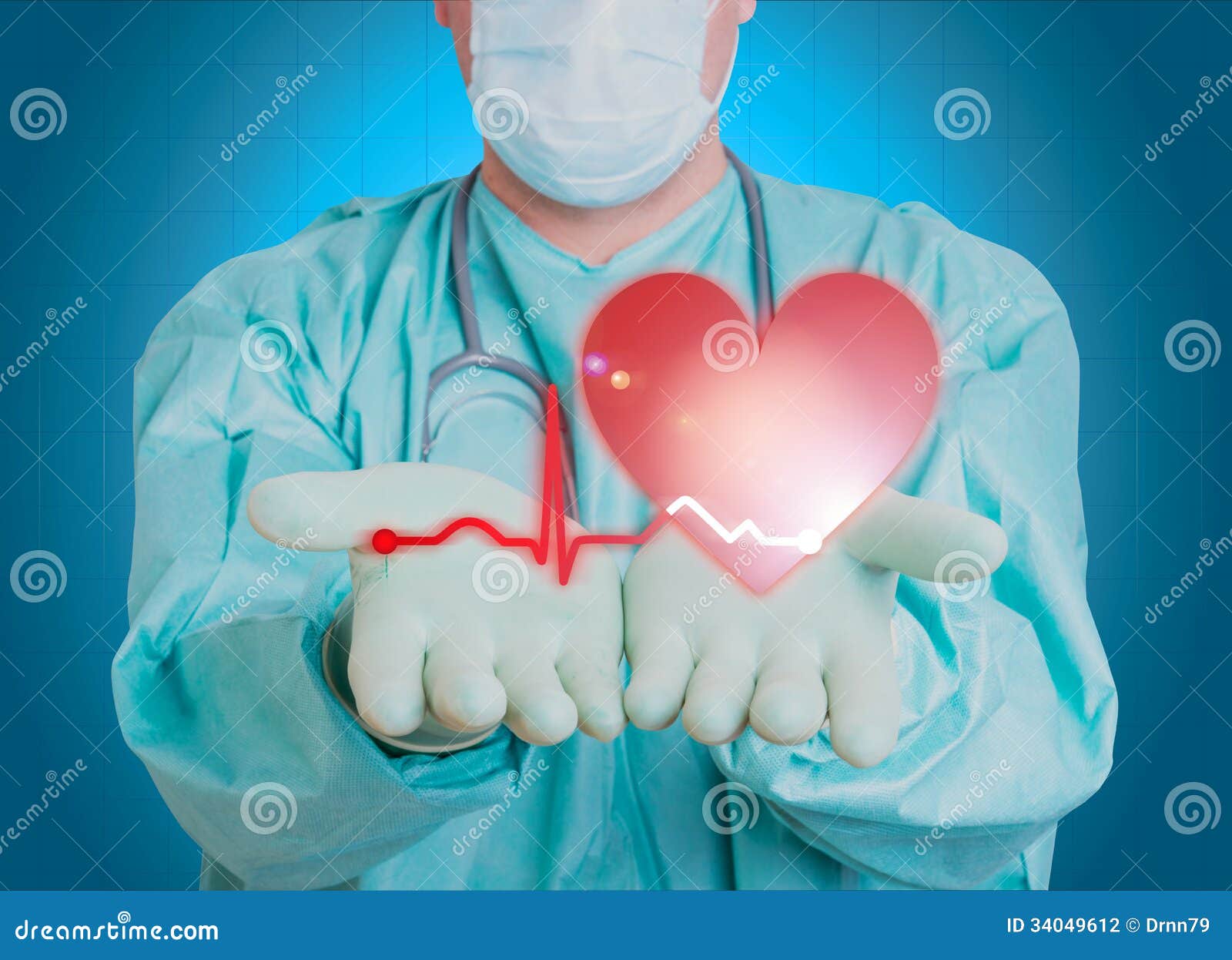 Salud Del Al De La Ciencia De La Medicina Del Corazón Del Doctor Foto de  archivo - Imagen de hospital, ciencia: 34049612