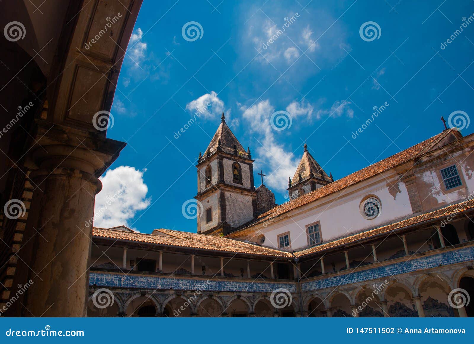 salvador, bahia, brazil: the church of san francisco is located on the square of pras anchieta in the city center salvador da