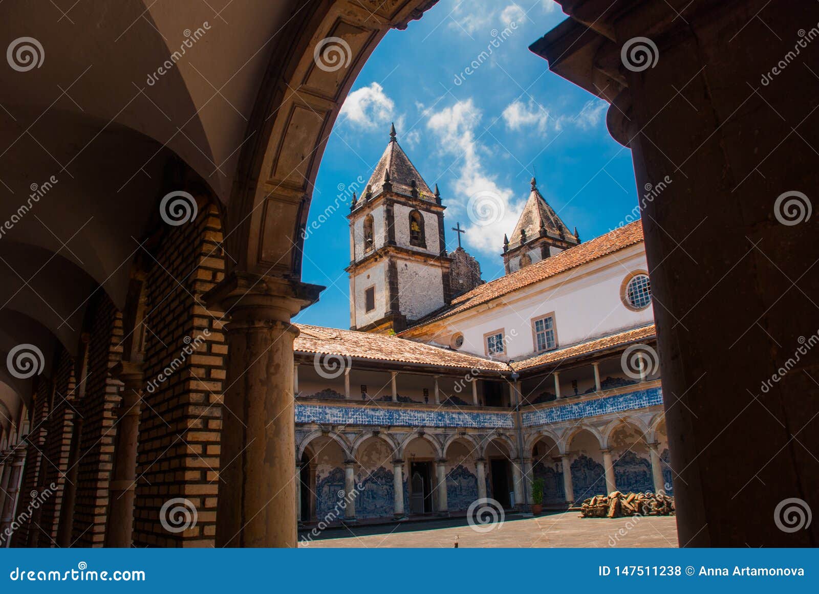 salvador, bahia, brazil: the church of san francisco is located on the square of pras anchieta in the city center salvador da