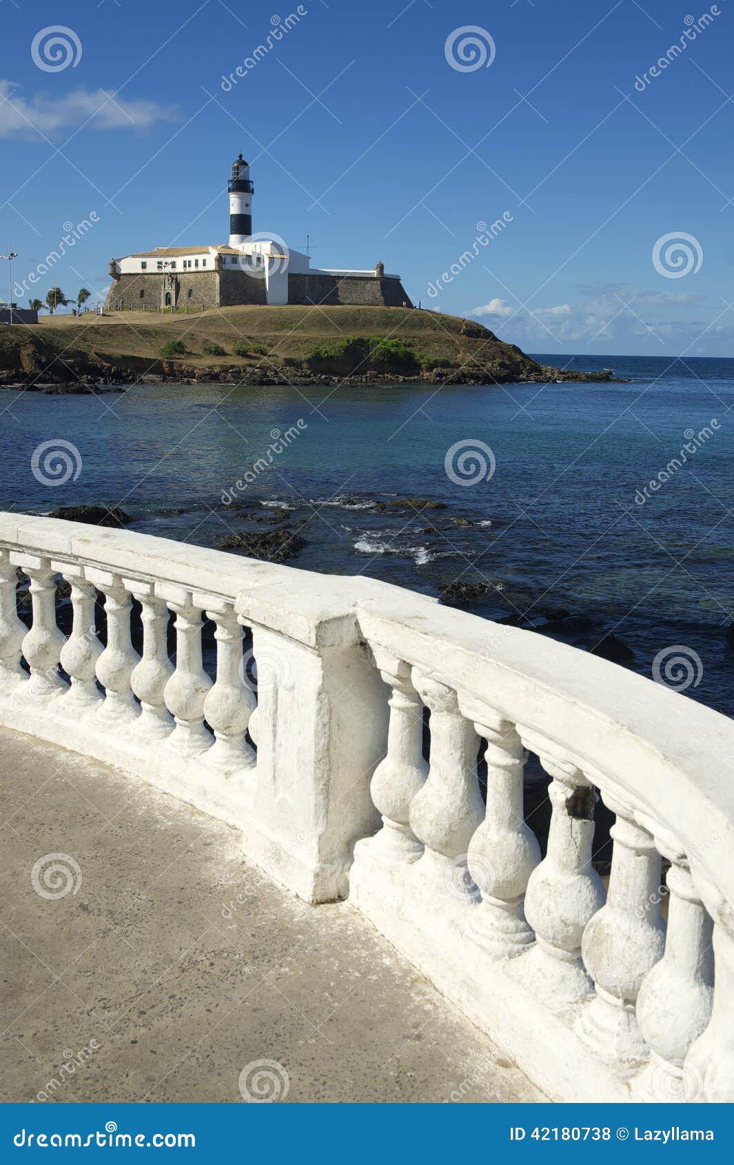 salvador brazil farol da barra lighthouse beach