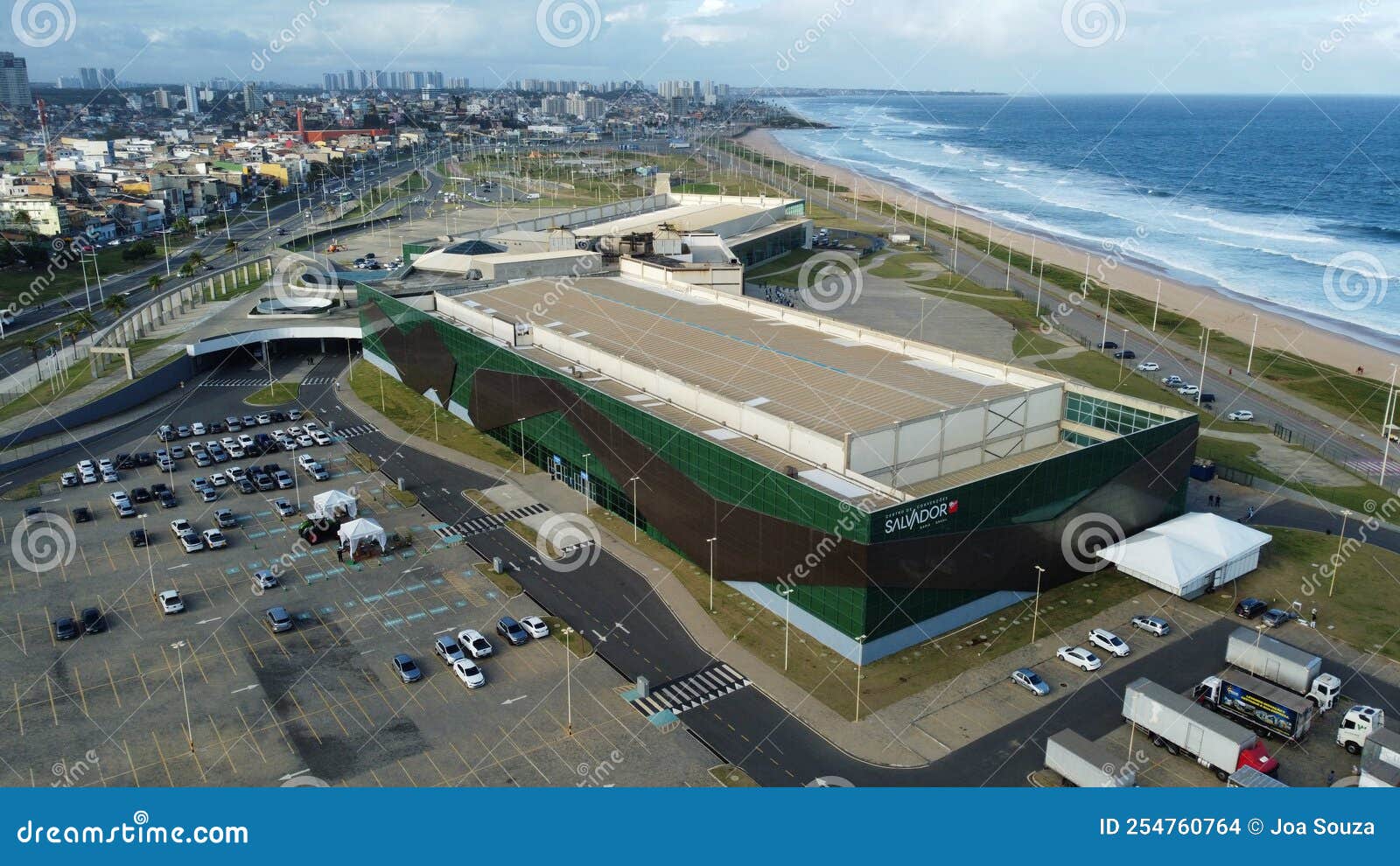 Salvador Convention Center editorial stock image. Image of people