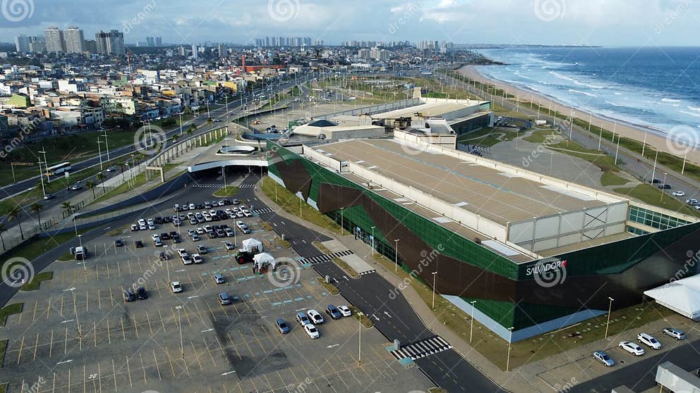 Salvador Convention Center editorial stock image. Image of stage