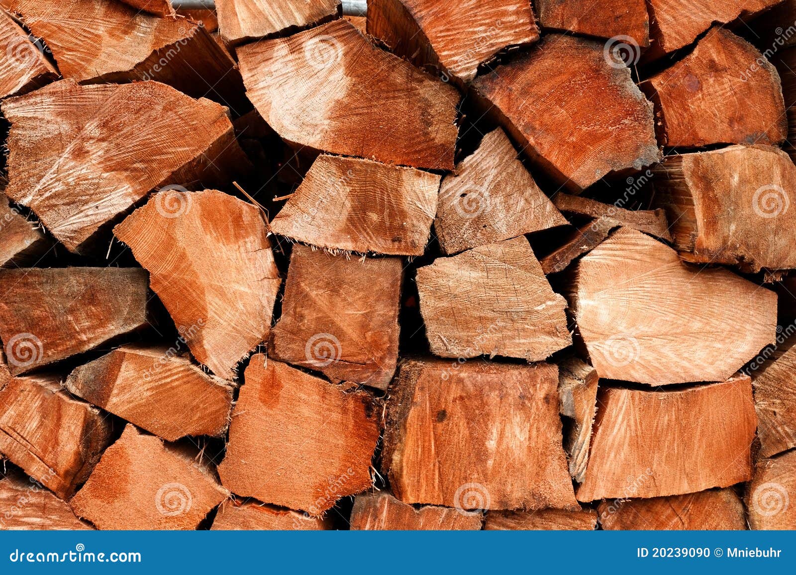 Salvaged Old Growth Raw Split Cedar Wood Logs Cut Stock Photo Image