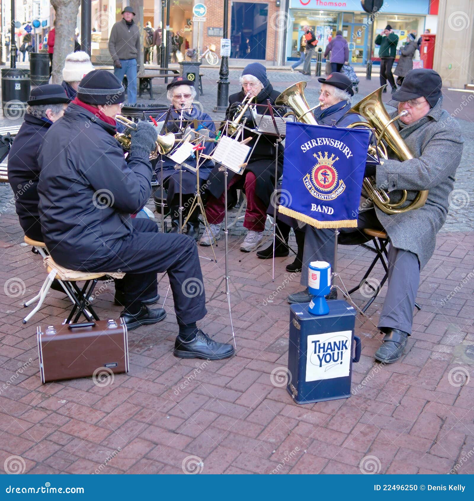 Salvation Army Brass Band Entertainers Editorial Image Image of fund