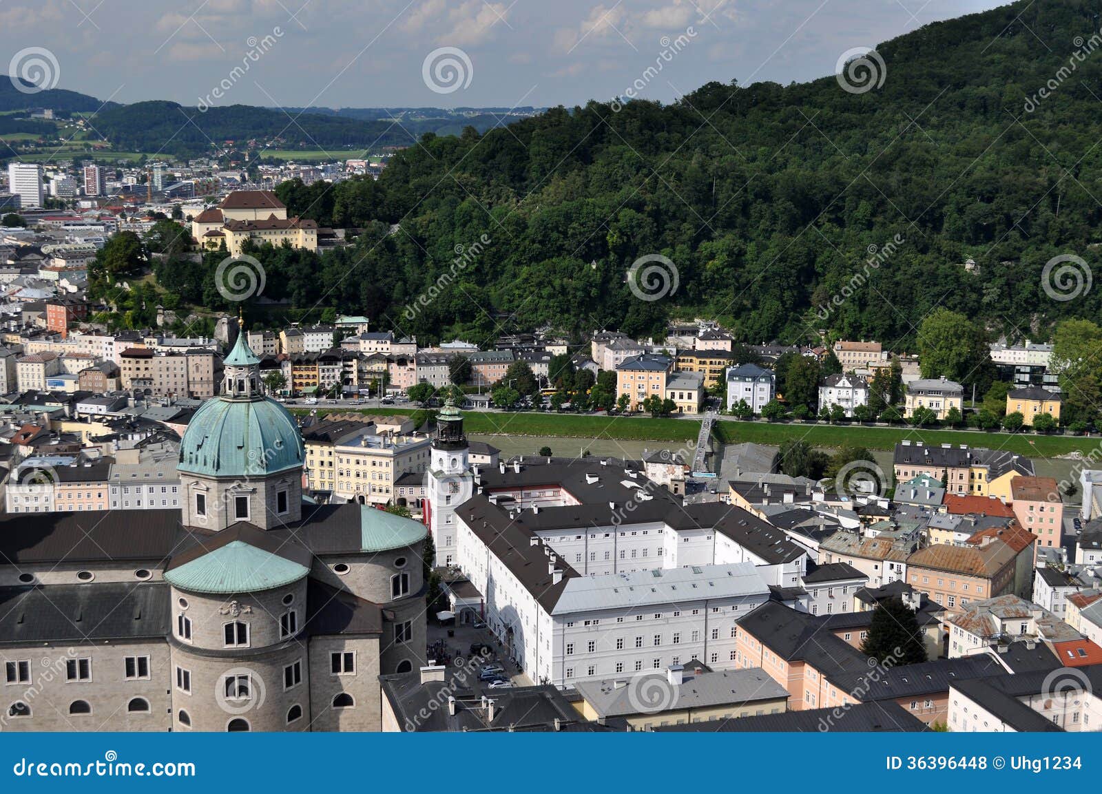 Salzburg, Austria stock photo. Image of baroque, austria - 36396448