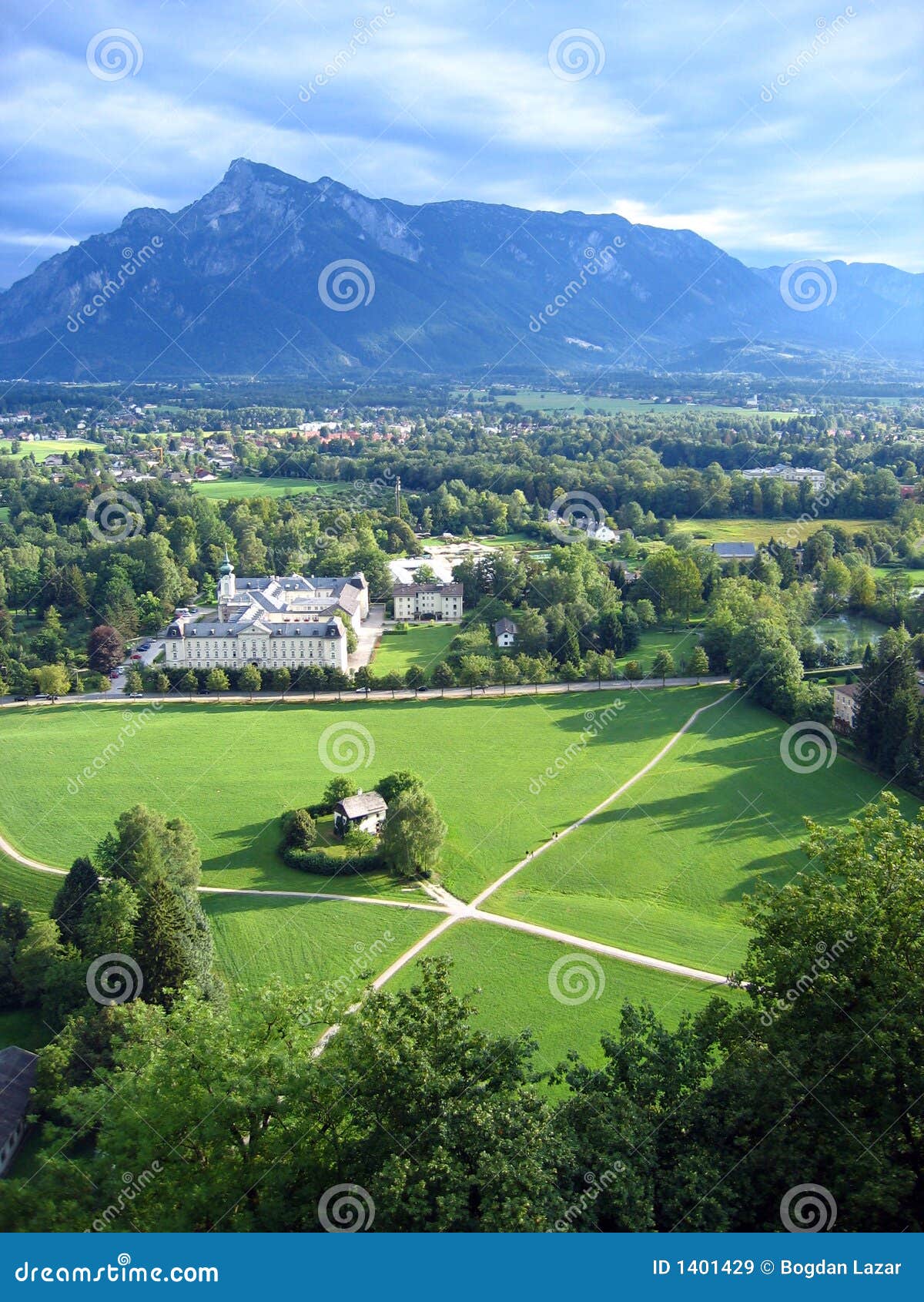 Salzburg Land, Austria stock image. Image of green, mountains 1401429