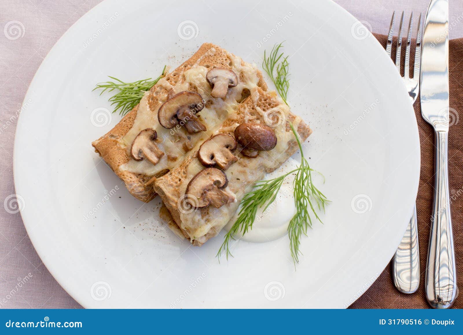 Pfannkuchen Mit Pilzen Crespelle Al Funghi — Rezepte Suchen