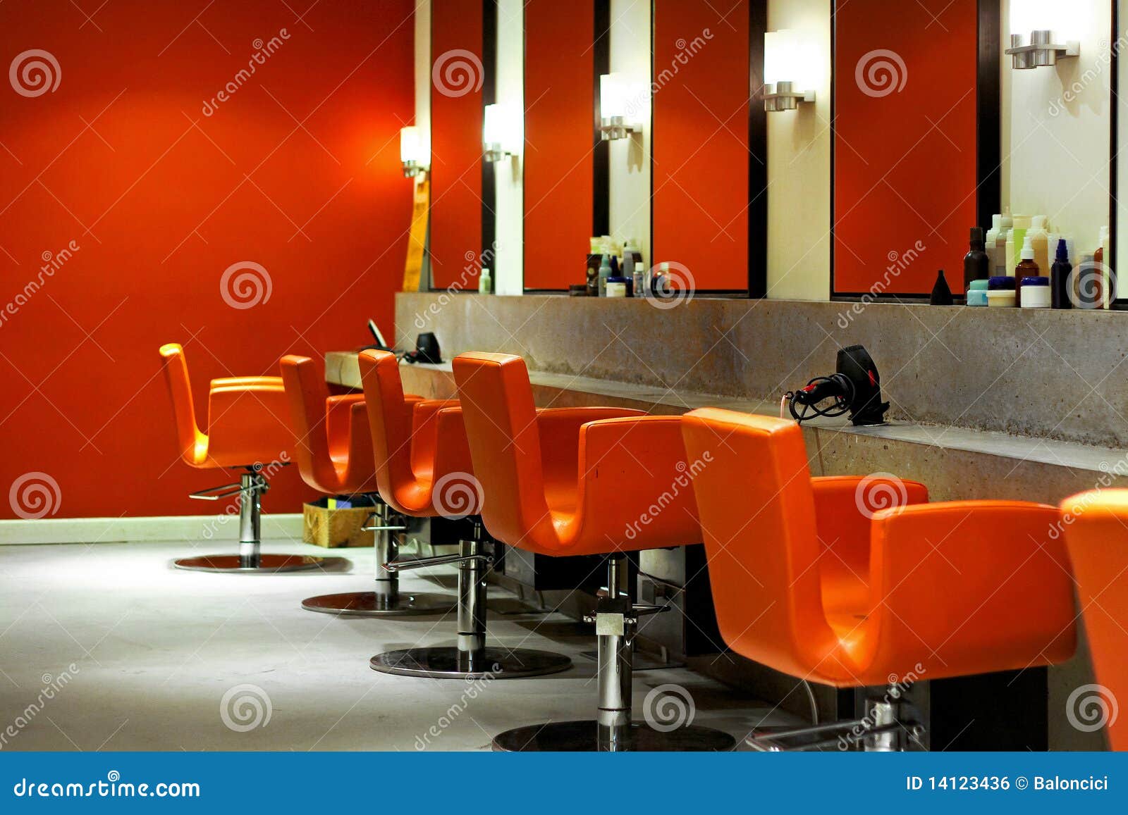 Salón de pelo moderno foto de archivo. Imagen de sitio 14123436