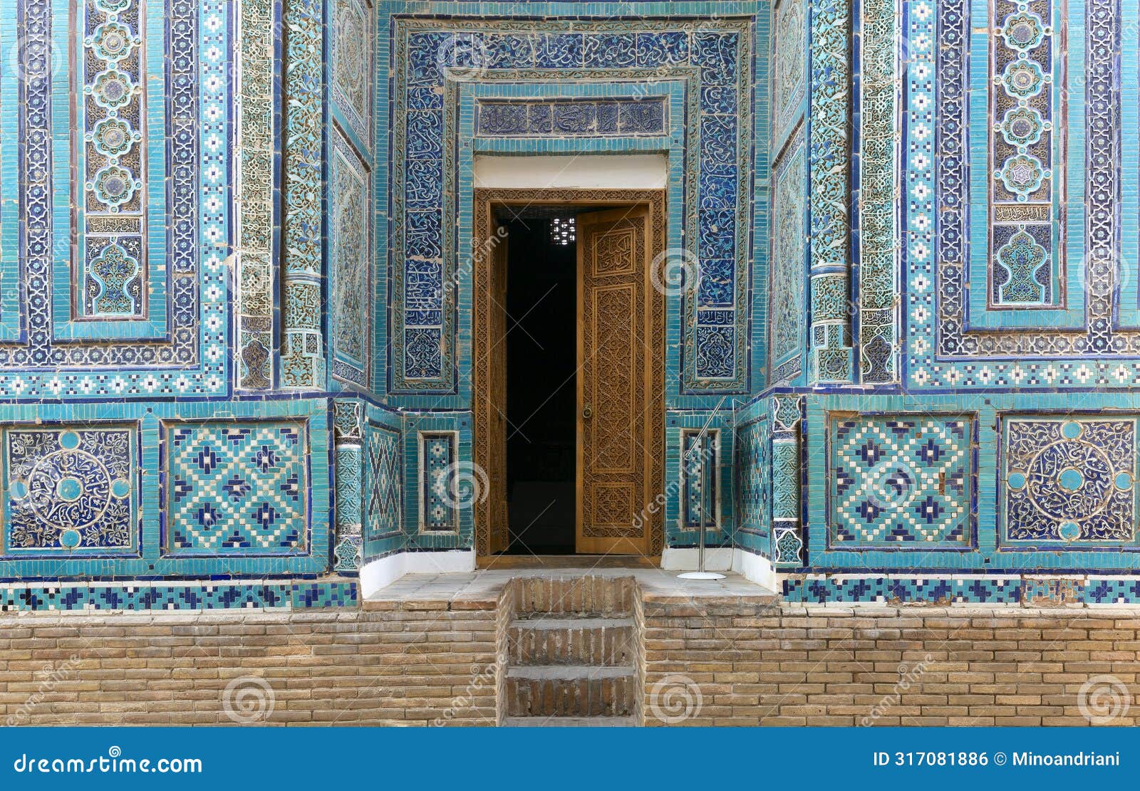 samarkand, uzbekistan - the complex of the mausoleum of shahi zinda