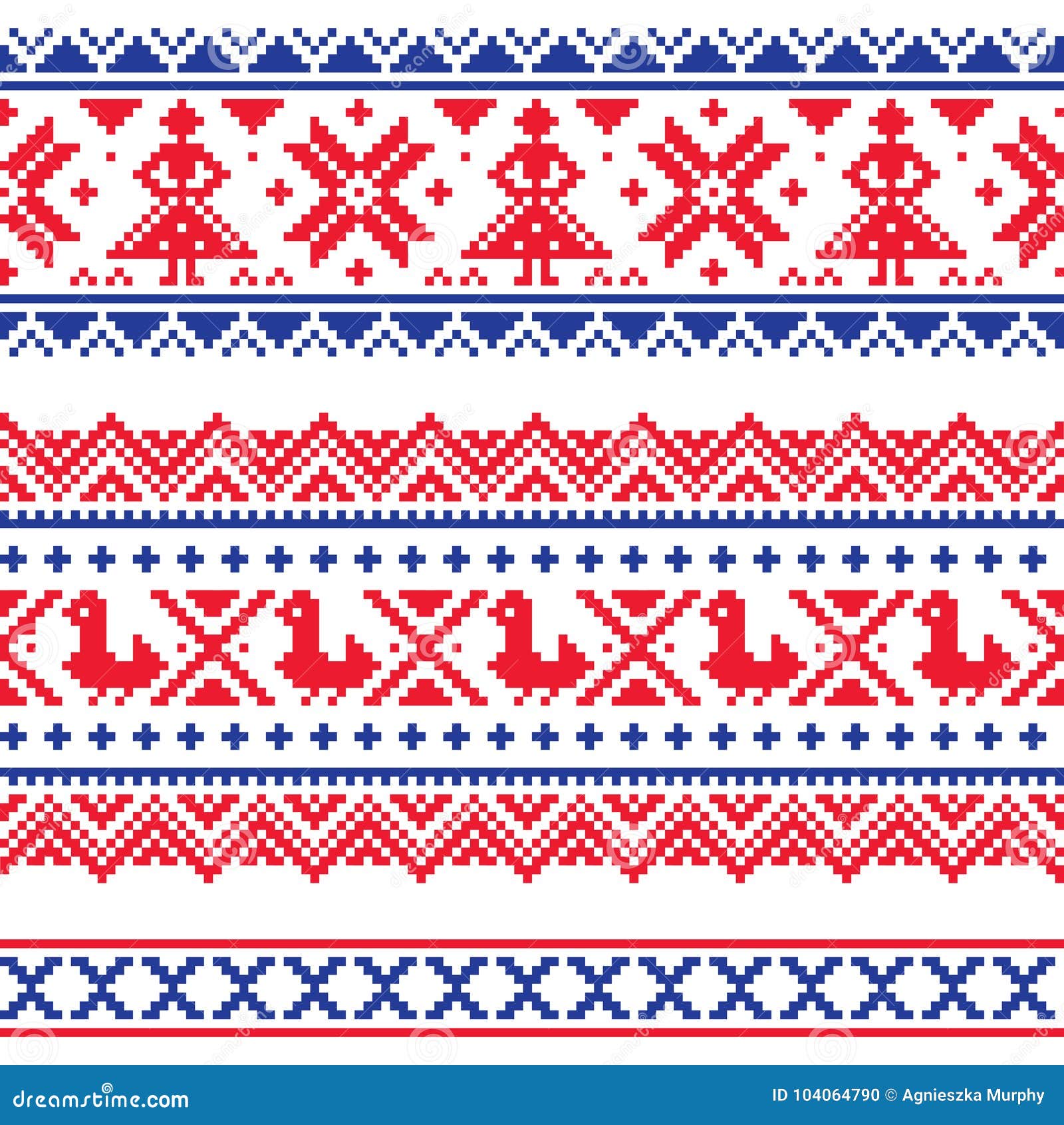 Sami Band Or Belrd Design Lapland Cross Stitch Pattern Folk Art Scandinavian Nordic Style Stock Illustration Illustration Of Knitting Finland 104064790