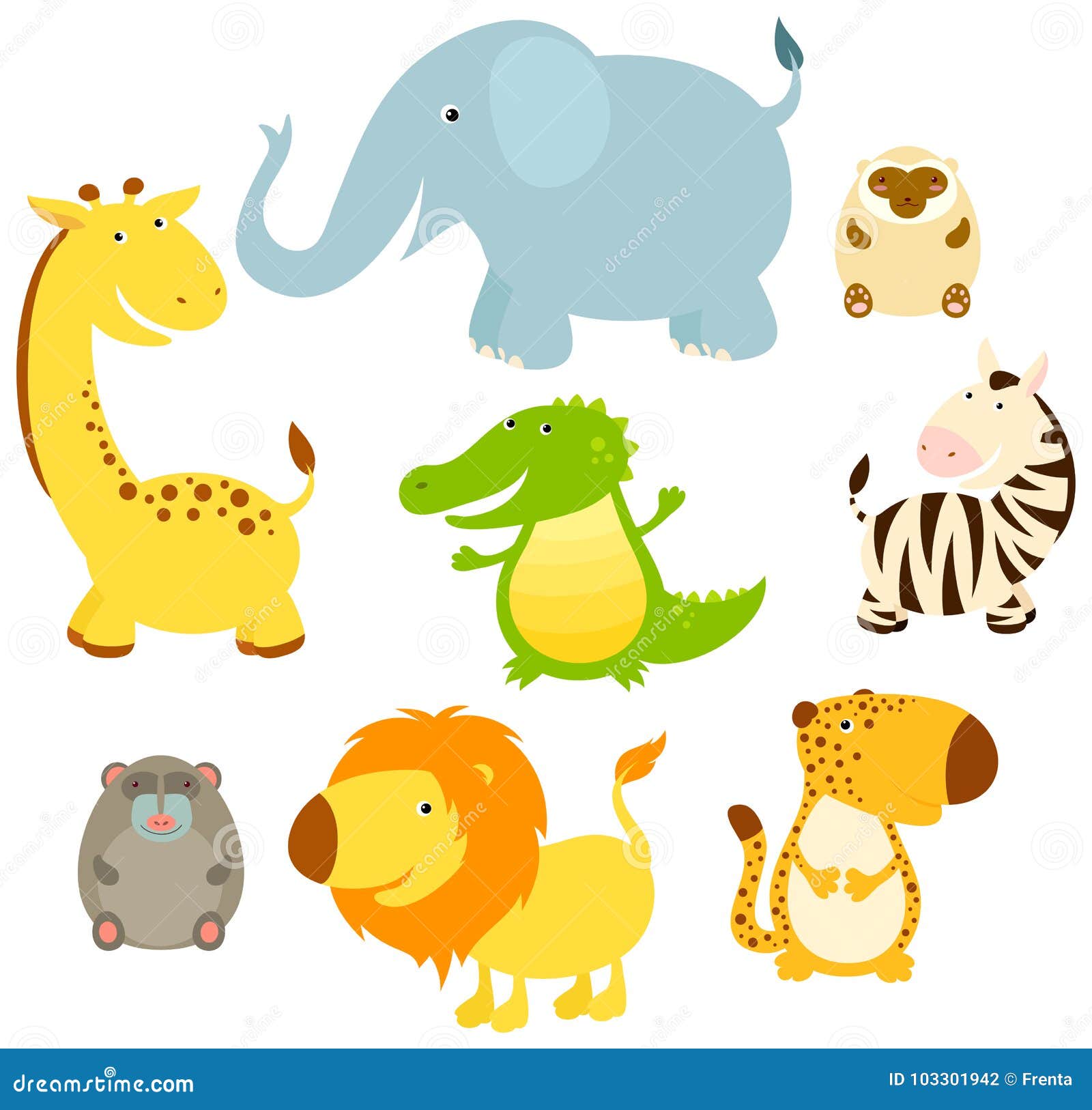 Giraffe elephant monkey. Мультяшные животные Африки. Слон Жираф и крокодил. Бегемот Жираф слон ЛЭВ кракадир. Картина Бегемот и Жираф.