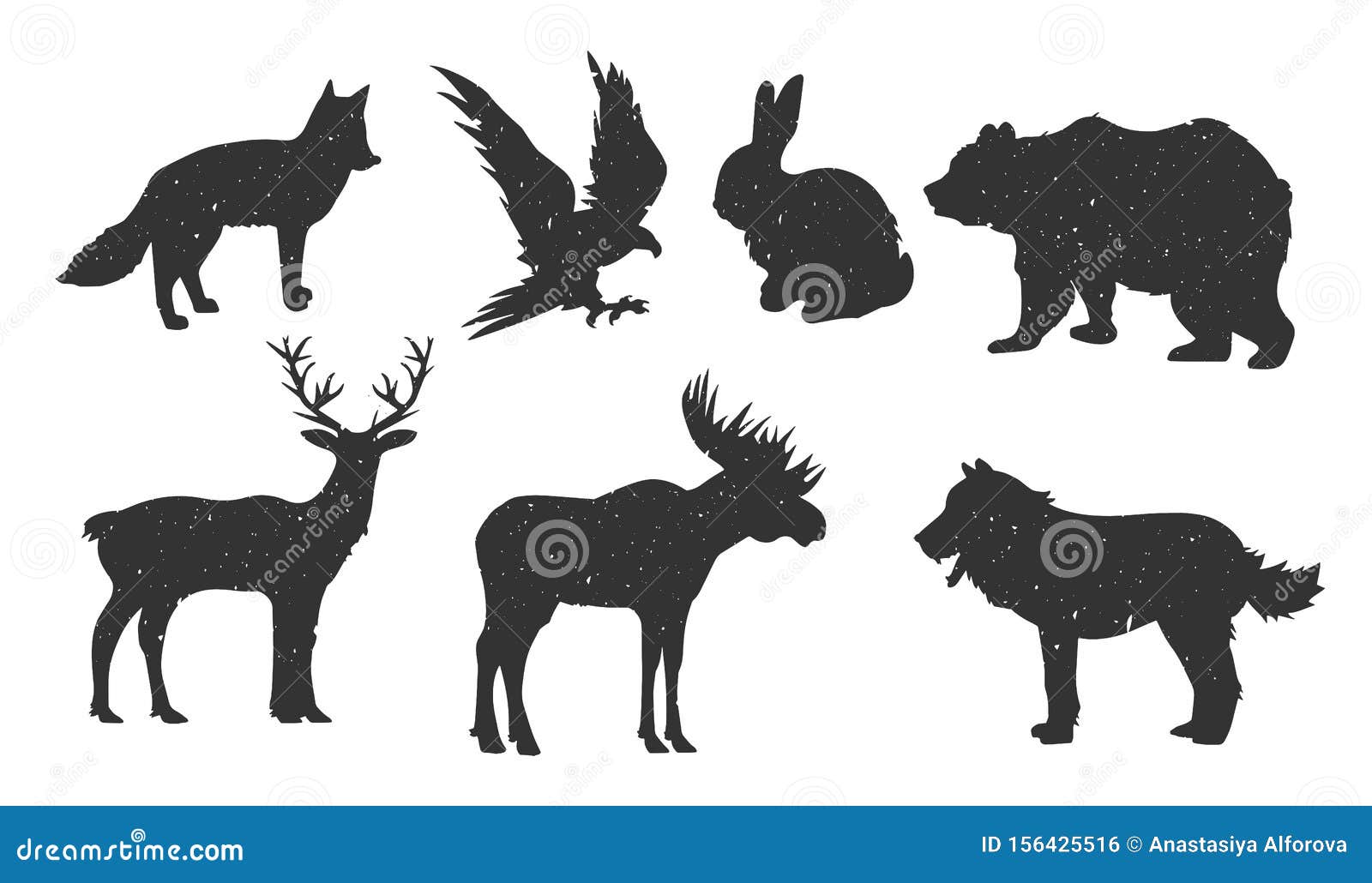 GLOBLELAND 25er Set Waldtier Fensteraufkleber - Herbstliche Tier-Silhouetten 10x9cm