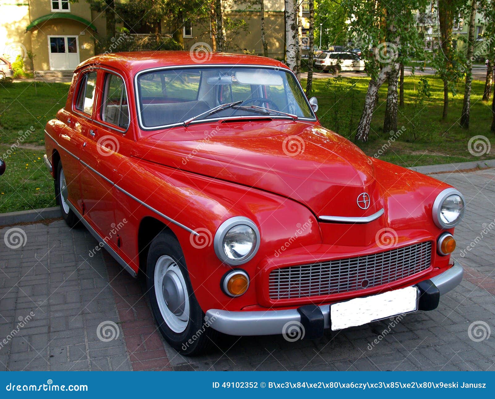 Samochód Polski Warszawa fotografia editorial. Obraz złożonej z polski