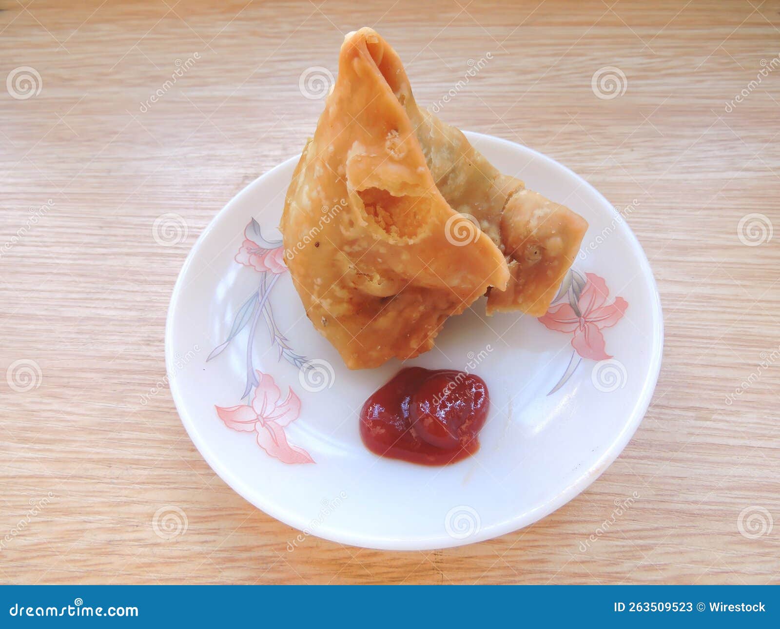 Samosa, the Most Popular Indian Sn Stock Image Image of singadas