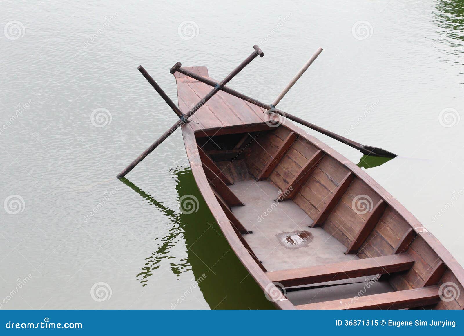 Sampan Boat From The Top Royalty Free Stock Photo - Image ...