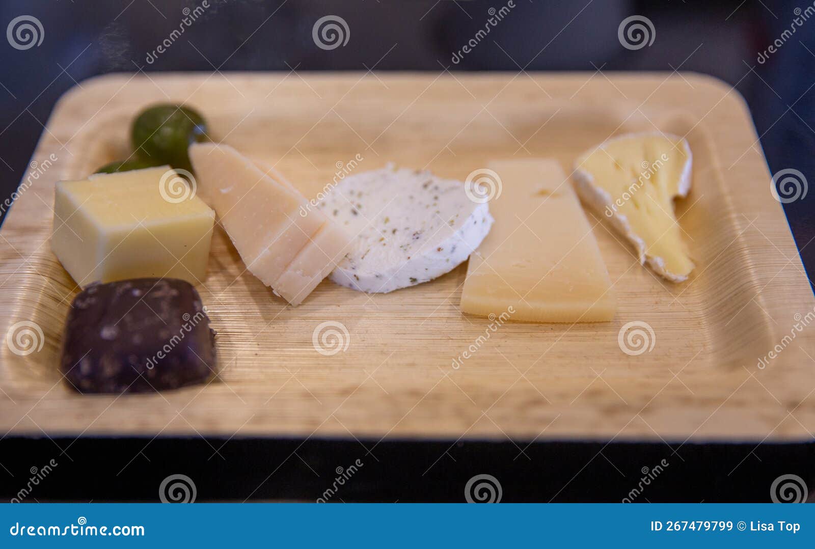 Sample Cheese with Chocolate Stock Image Image of portion, parmesean