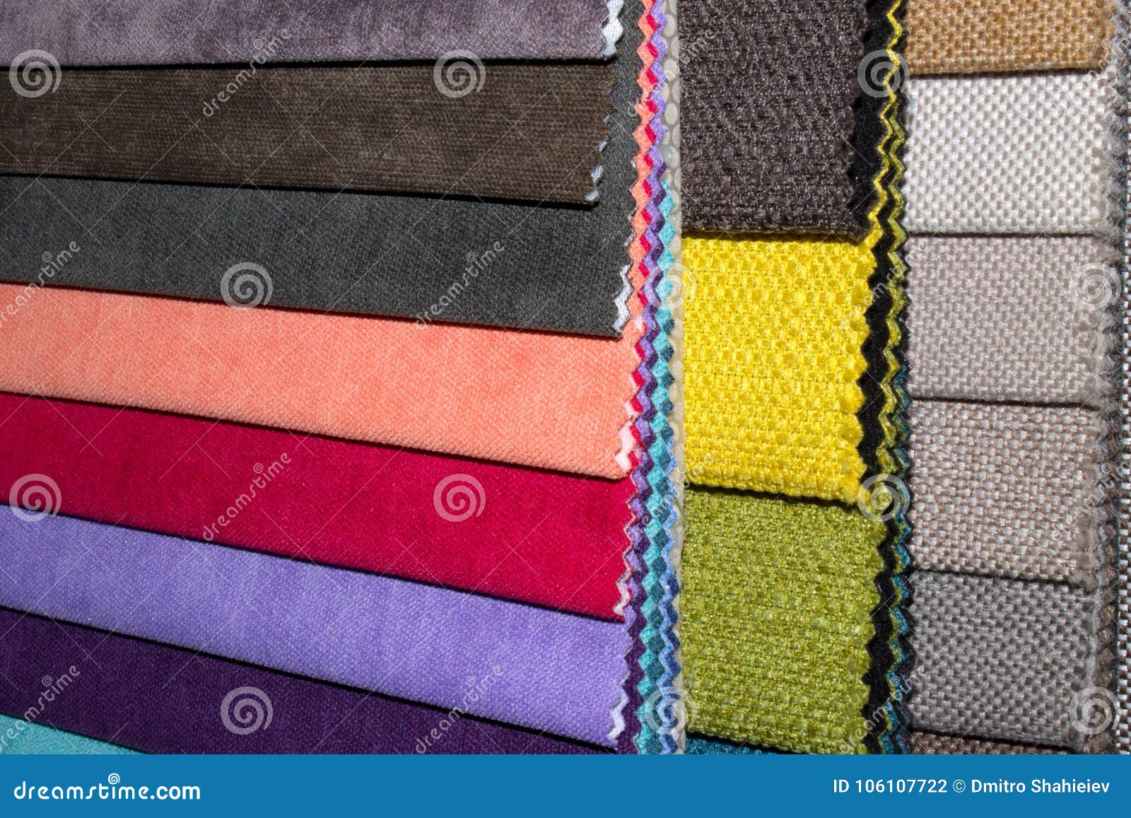 Samples of Furniture Fabrics Stock Photo Image of palette, swatch 106107722