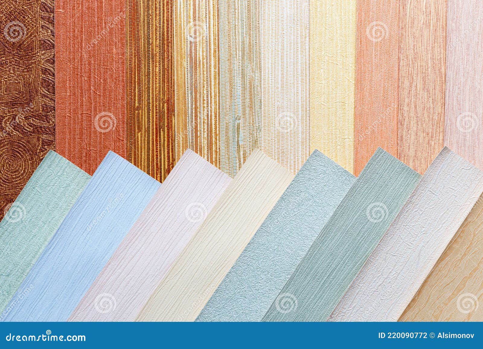 Samples for Selecting the Color of the Interior Walls. Book of