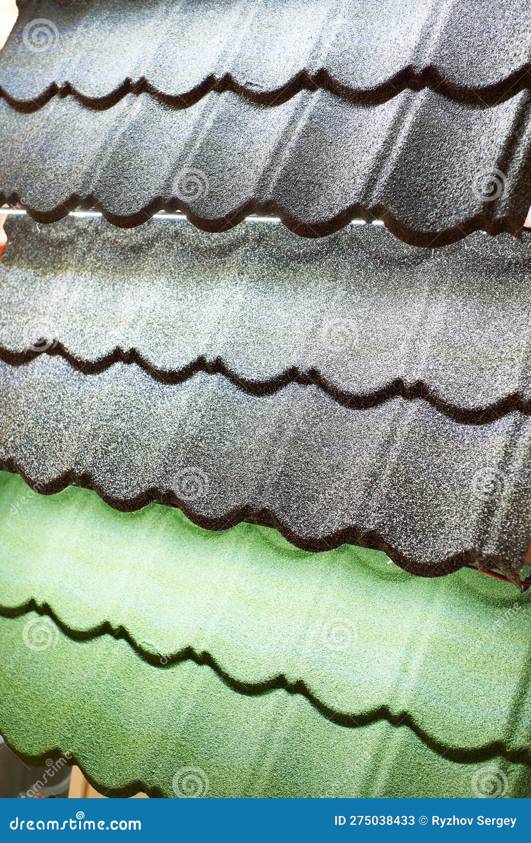 Samples of Tiles Roof in Construction Store Stock Image Image of sale