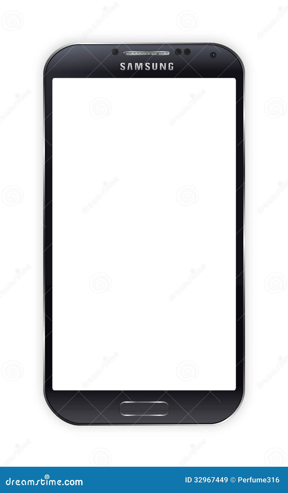 SAMSUNG GALAXY S4 BLACK editorial stock image. Image of telephone