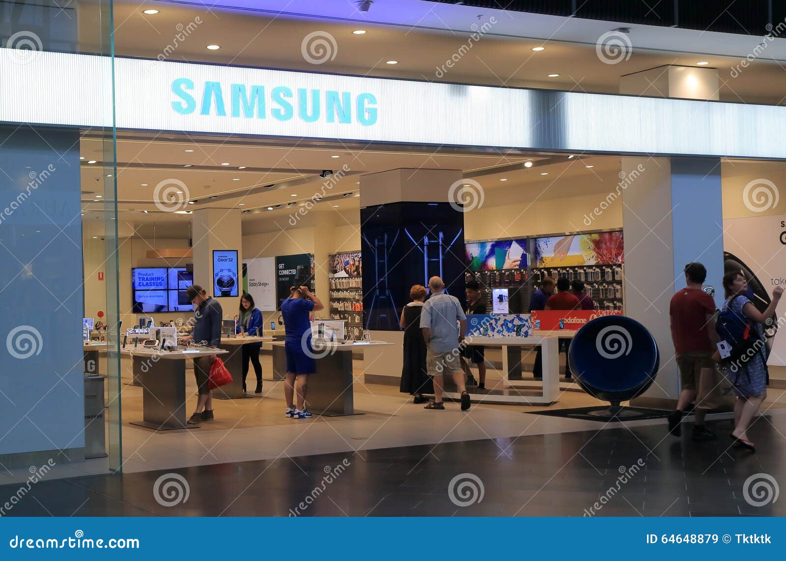 Samsung Korean electronics editorial stock image. Image of electronics