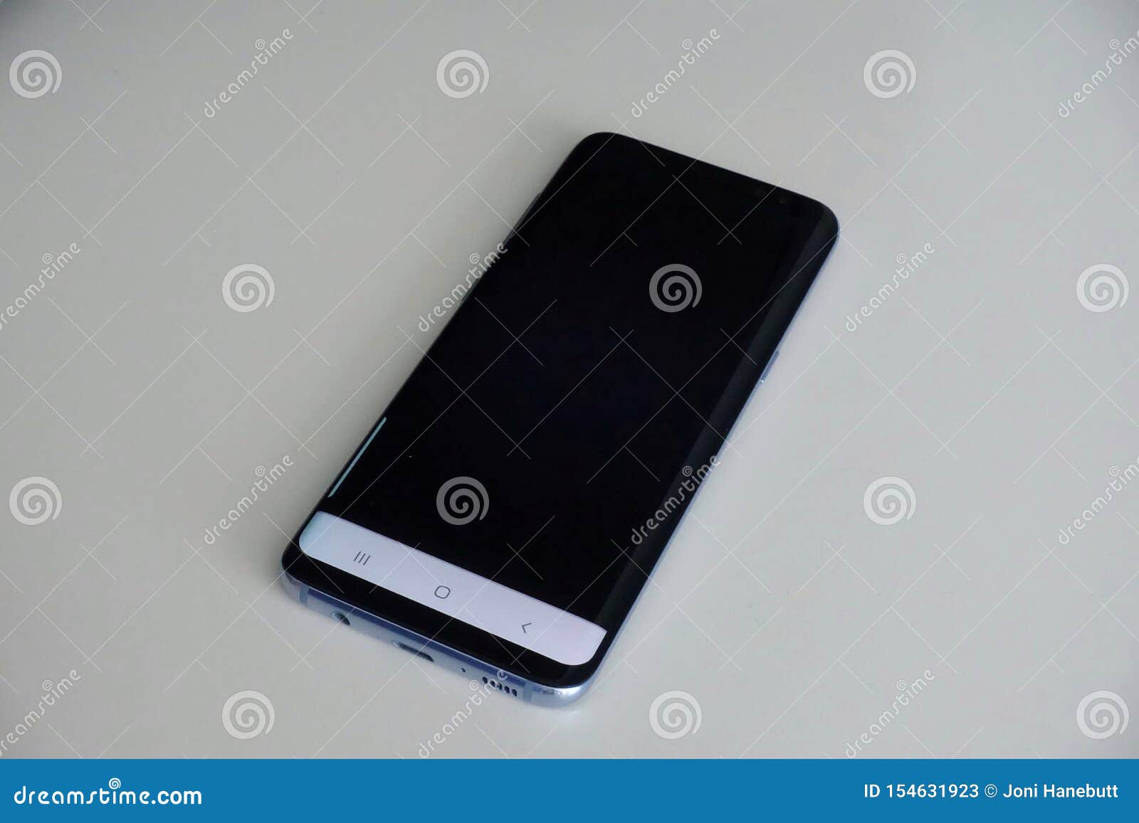 Samsung Smartphone with Blank Screen Editorial Stock Photo Image of