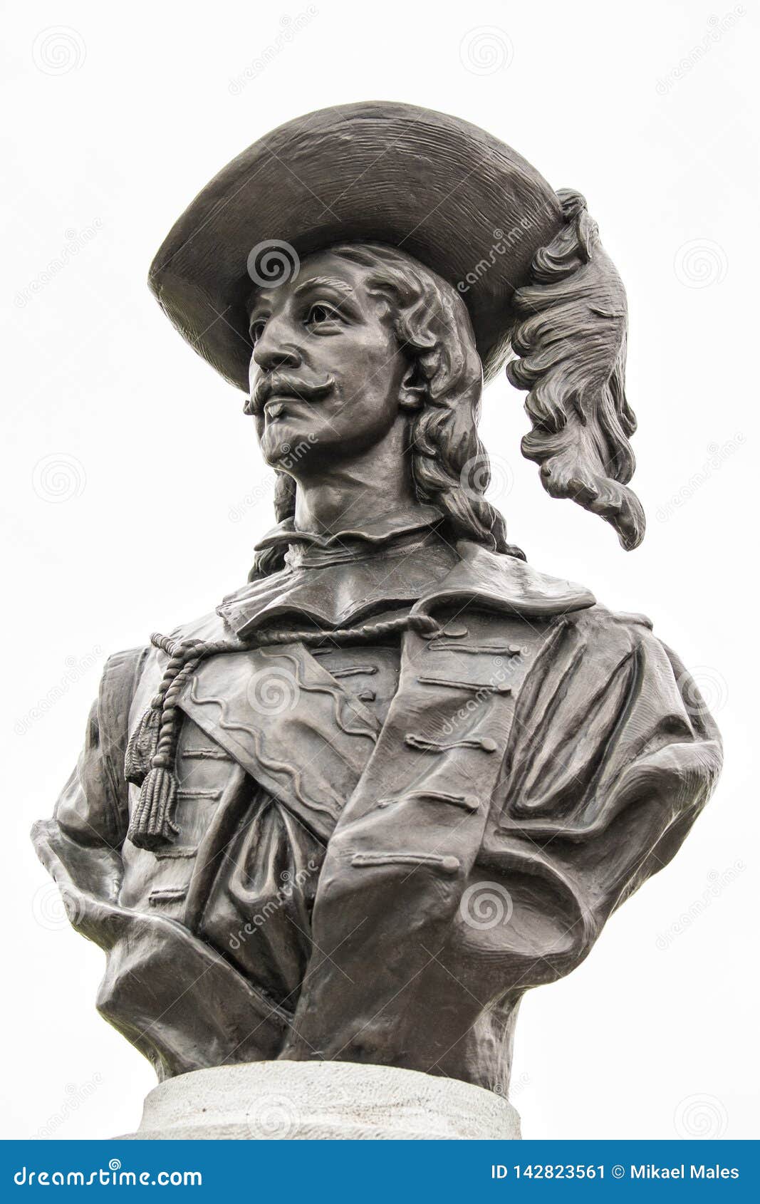 Samuel De Champlain Statue Portrait Stock Image Image Of Explorer Soldier