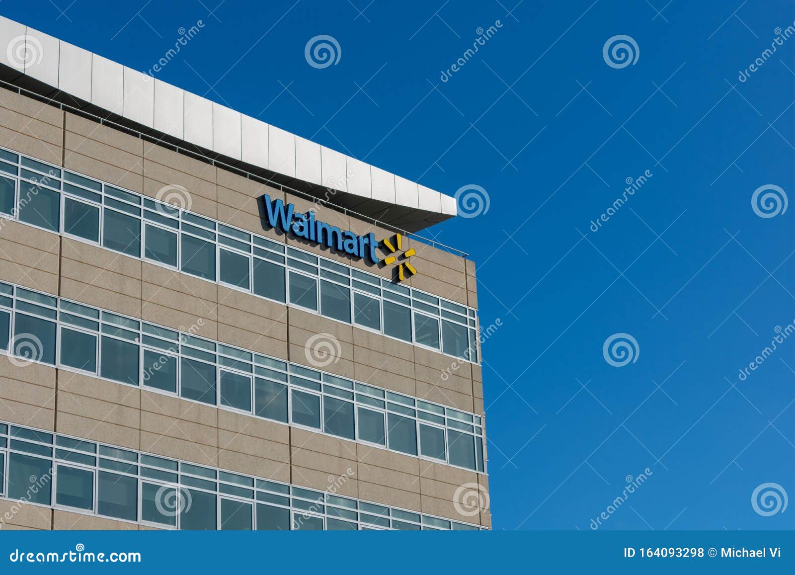 Walmart Logo on Top of Walmart Global ECommerce Headquarters Editorial  Stock Photo - Image of software, company: 164093298