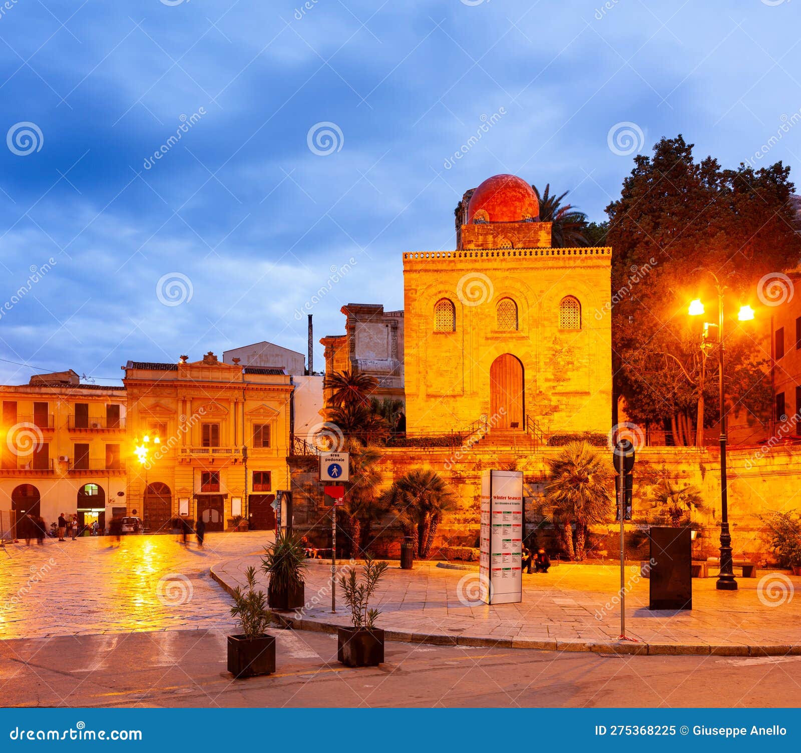 San Cataldo Church in Sicily Stock Image Image of historic, baroque