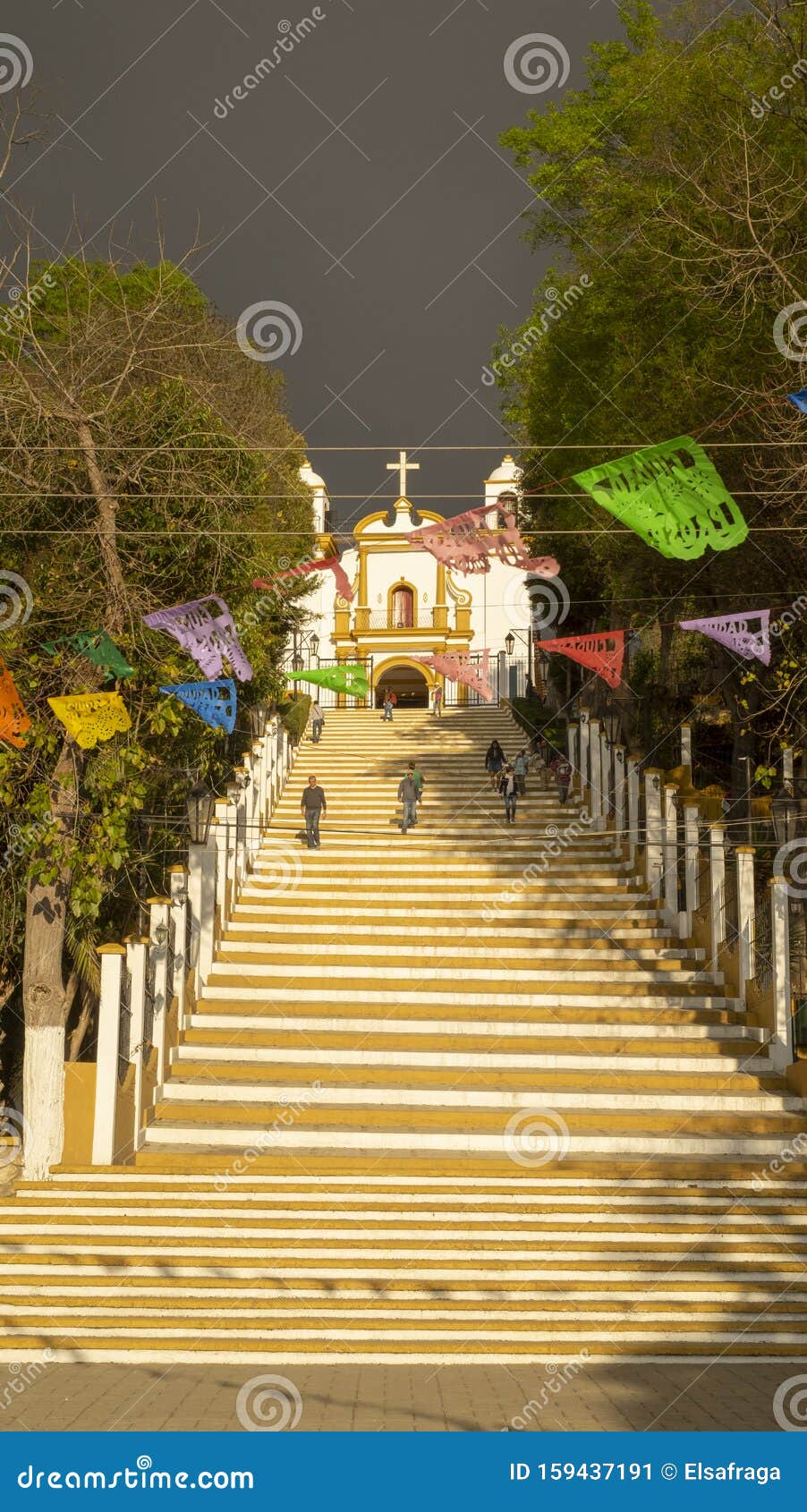San Cristóbal De Las Casas, Chiapas, México - 2 De Marzo De 2018: Camino a  La Iglesia Colonial De Guadalupe Foto editorial - Imagen de asoleado,  méxico: 159437191