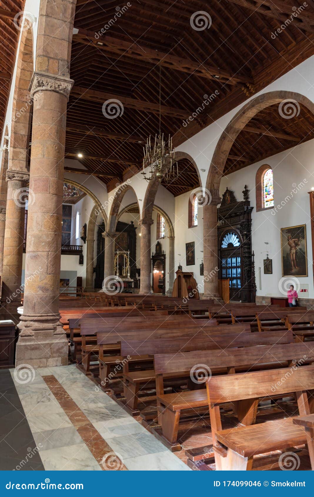 Interior of Iglesia La Concepcion in San Cristobal De La Laguna. Tenerife,  Canary Islands, Spain Editorial Photo - Image of centre, bell: 174099046
