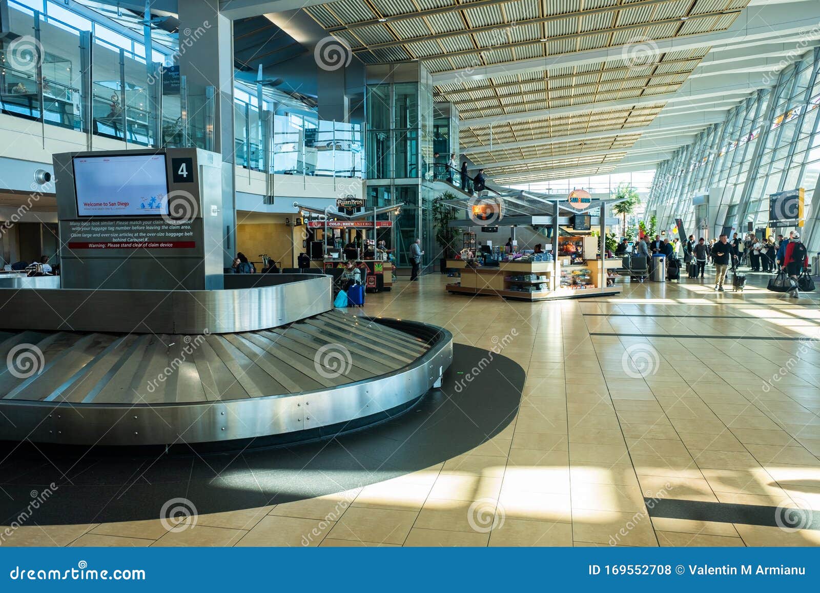 San Diego Airport Terminal Editorial Stock Photo Image Of Area