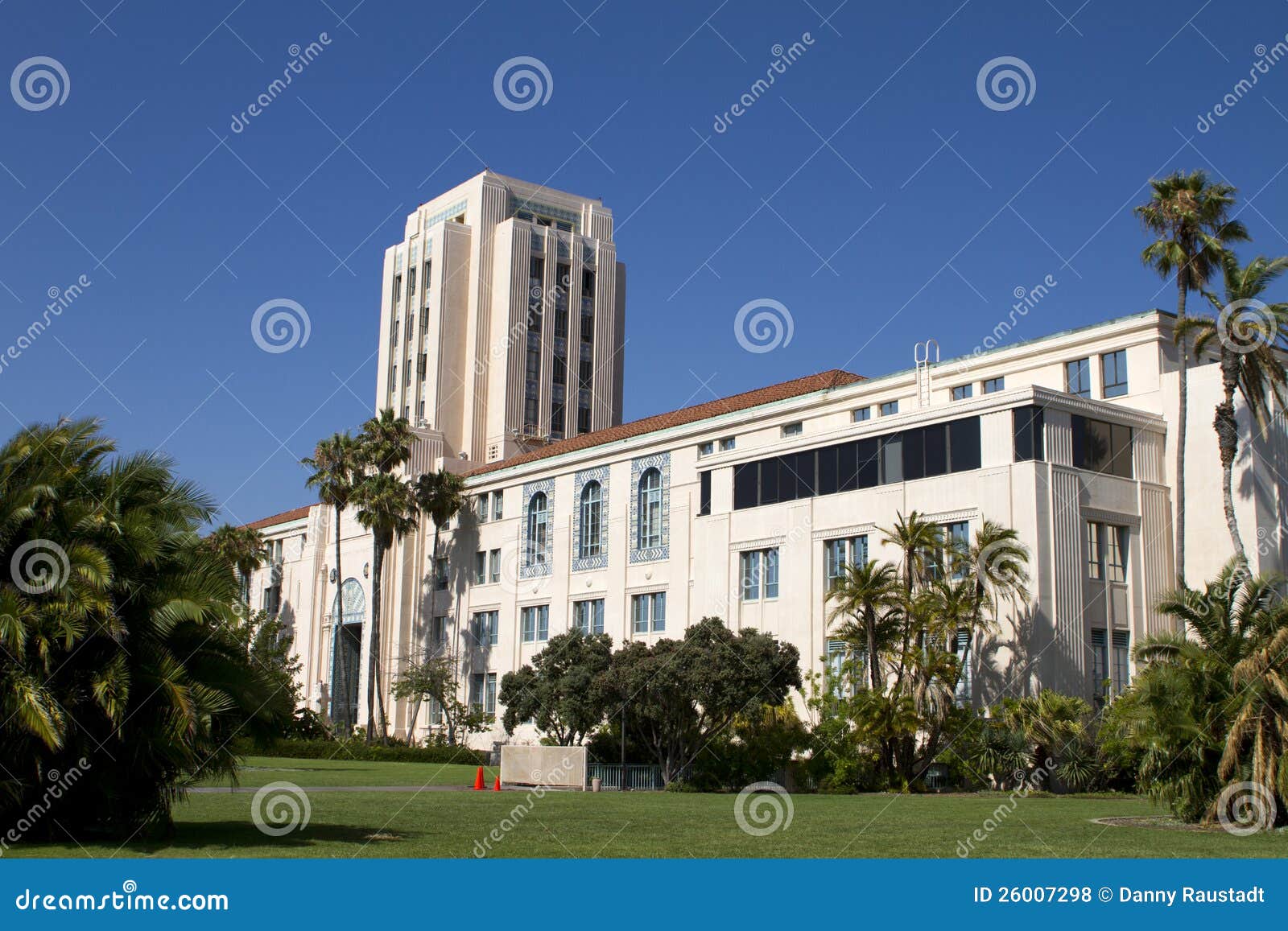 San Diego City and County Administration Building Stock Photo Image