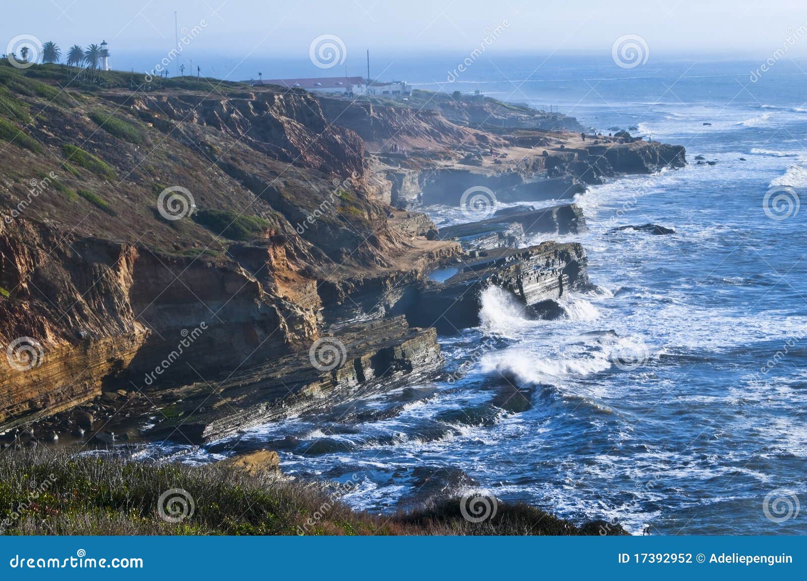 san diego coastline, california