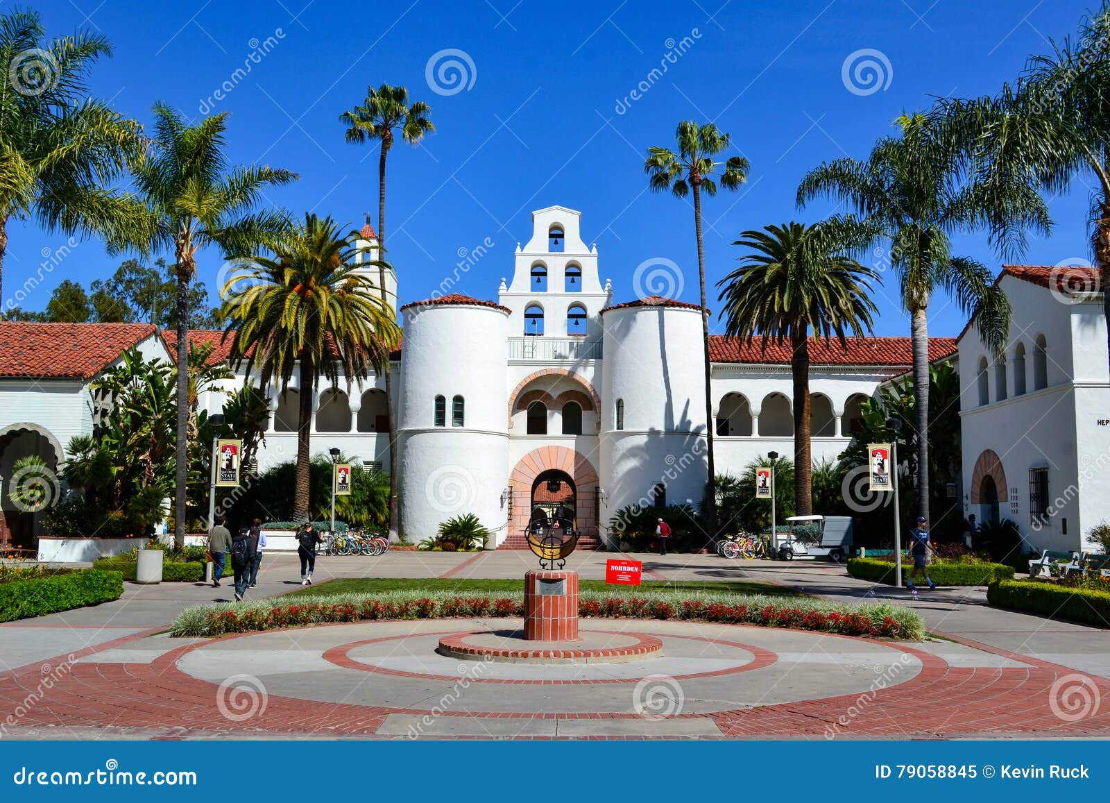 San Diego State University Main Building Hepner Hall Sun Dial Statue California 79058845 