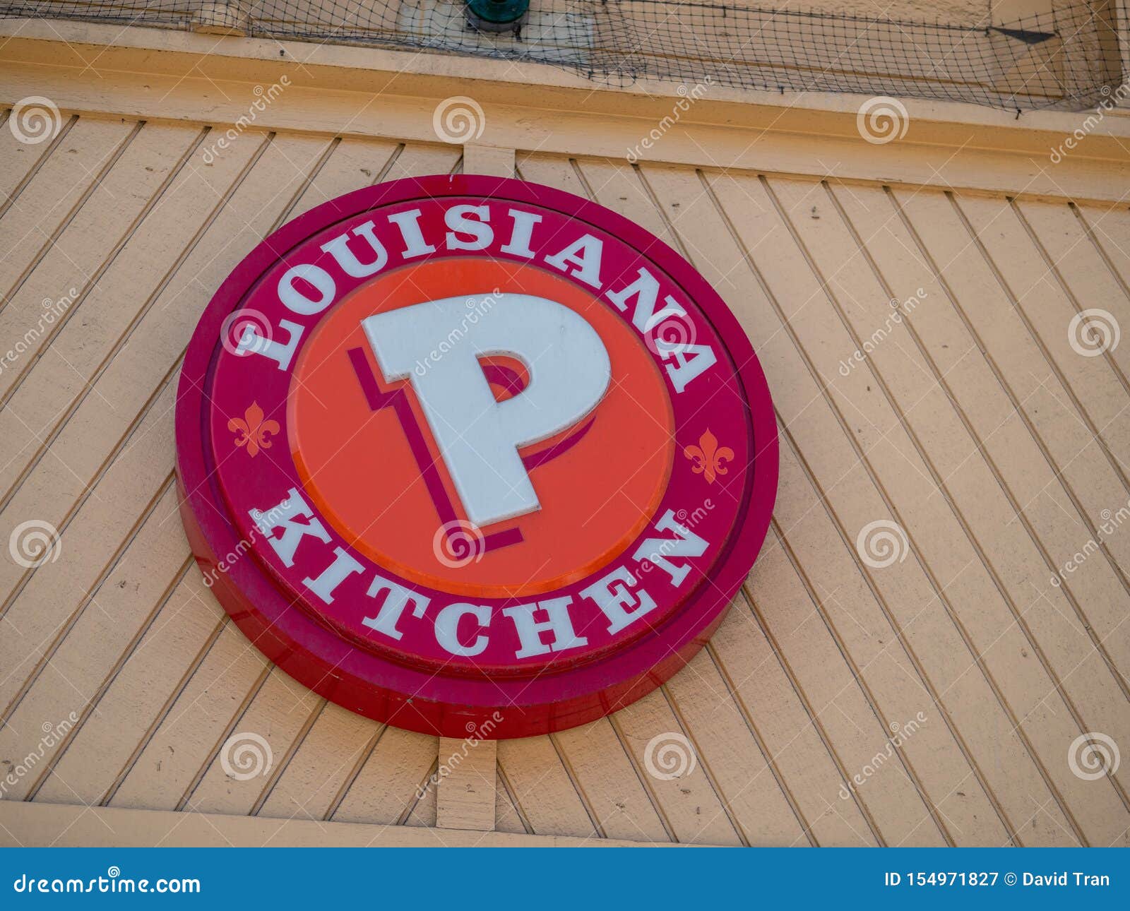Popeyes Louisiana Chicken Fast Food Restaurant Logo On Branch Location Editorial Photography ...