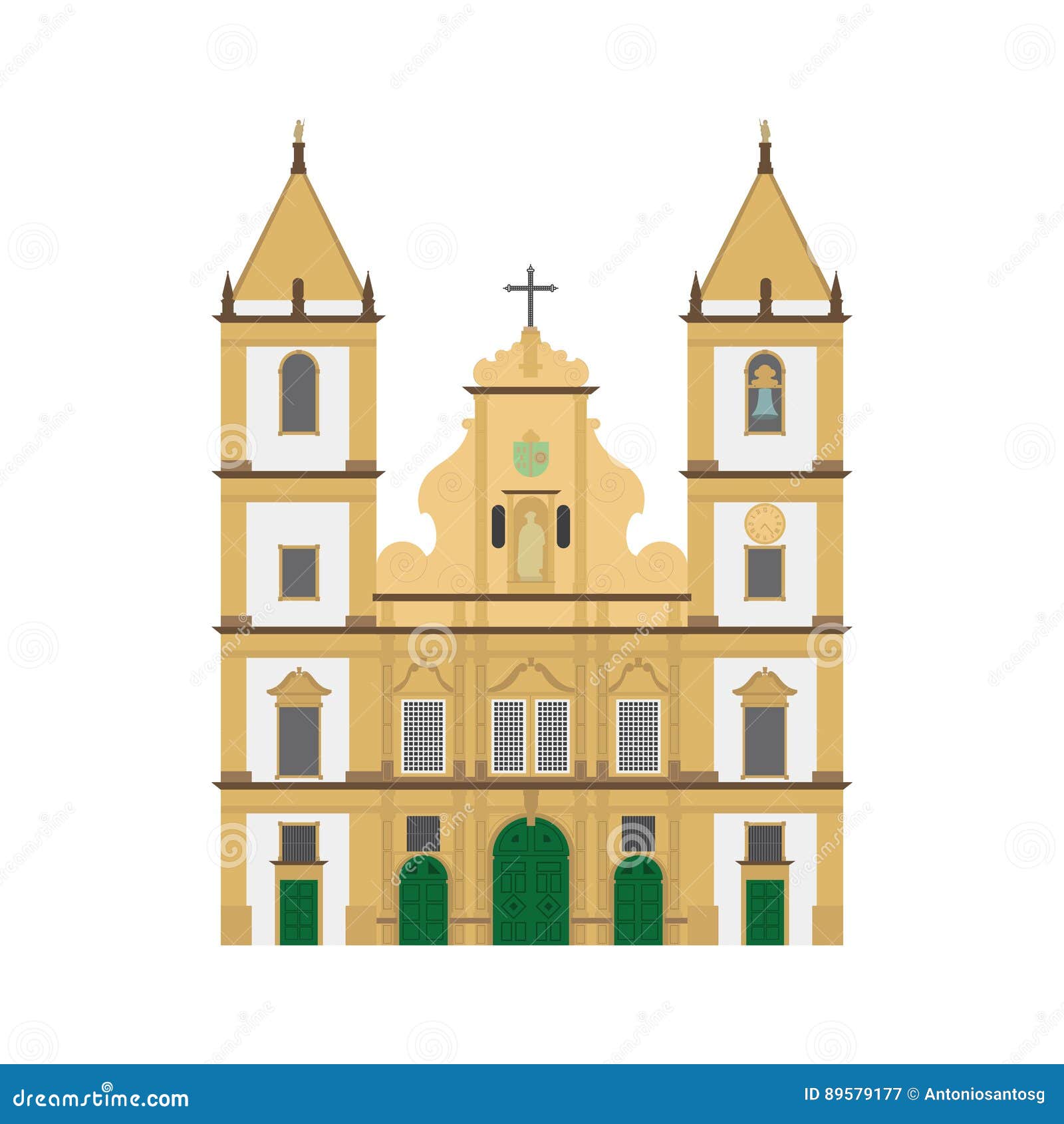 san francisco church, salvador de bahia, brazil  