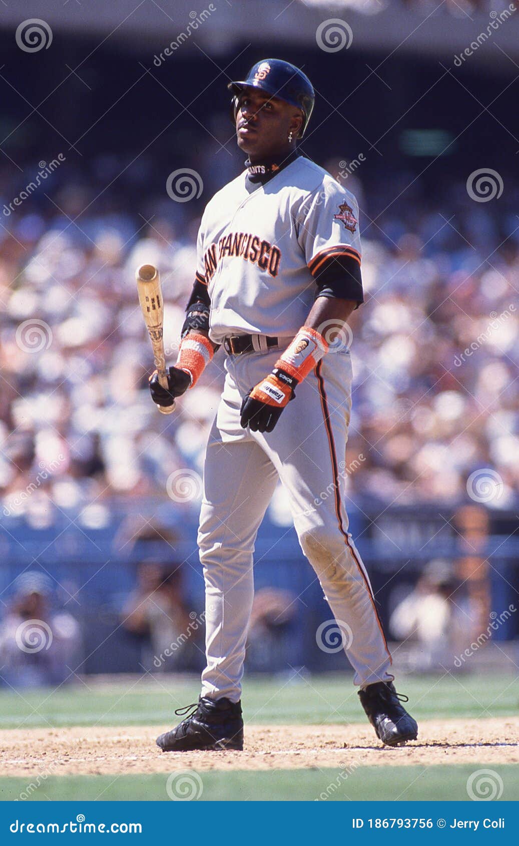 Barry Bonds ~ SF Giants~ 8x10 Actual Photo ~ NOT A REPRINT-Free Top Loader 