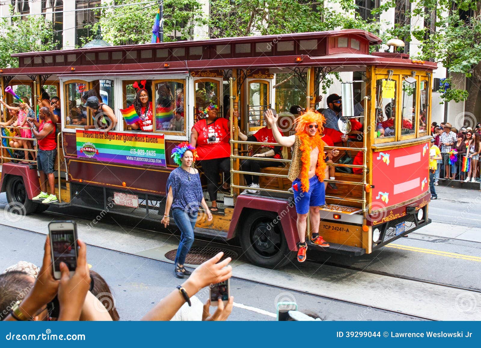 San Francisco Pride Parade Trikone LGBT Trolley Float 