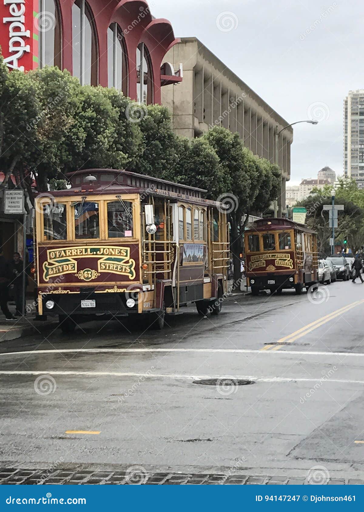 San Francisco Trolleys photographie éditorial. Image du francisco