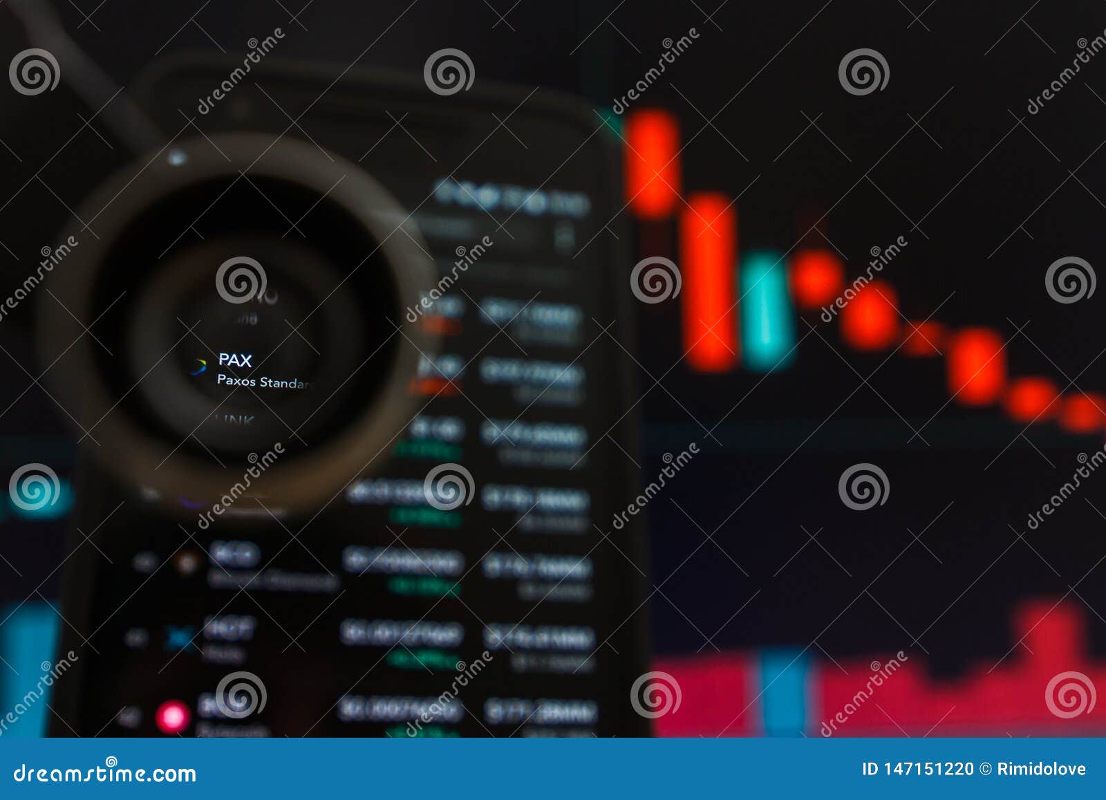 SAN FRANCISCO, US - 9 May 2019: A Graph Of Decreasing ...