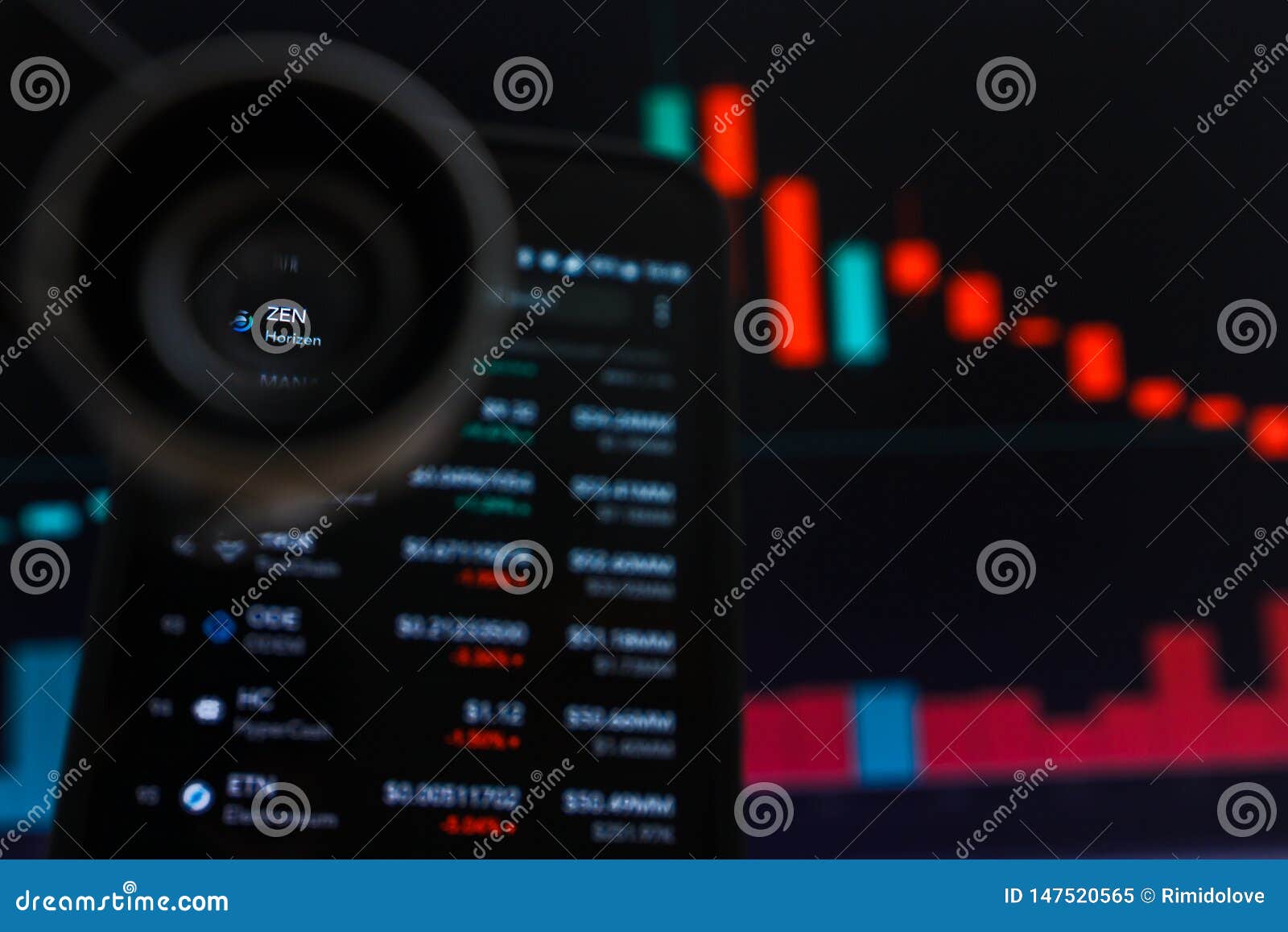 SAN FRANCISCO, US - 9 May 2019: A Graph Of Decreasing ...