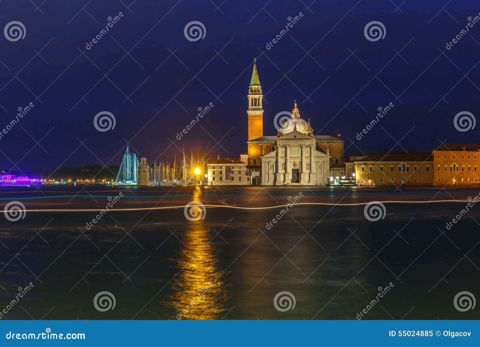 san giorgio maggiore in venice lagoon, italia