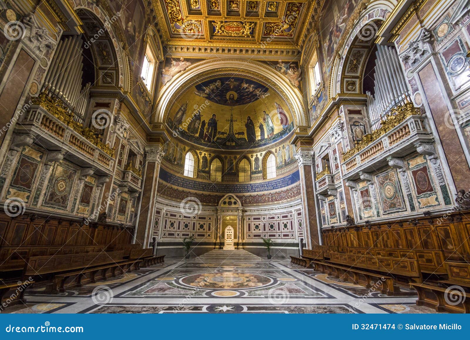 San Giovanni In Laterano Interno San Giovanni in Laterano in Rome Editorial Stock Image - Image of