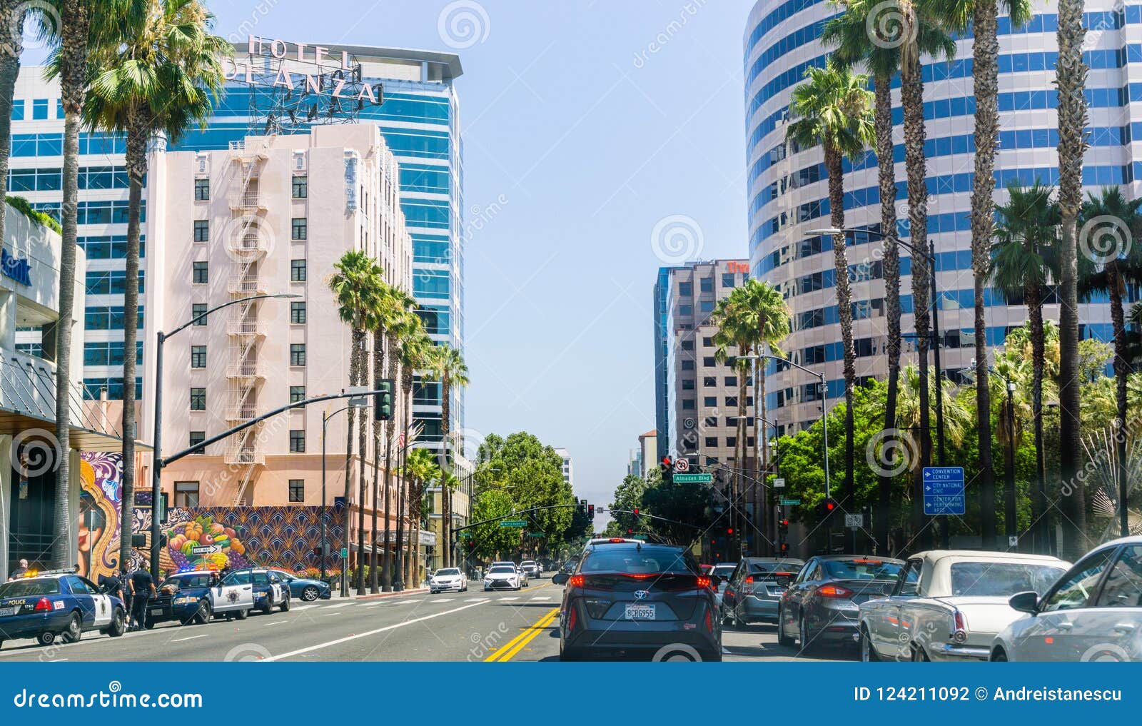 Urban Landscape In San Jose California Editorial Photography Image Of Light Exterior 124211092