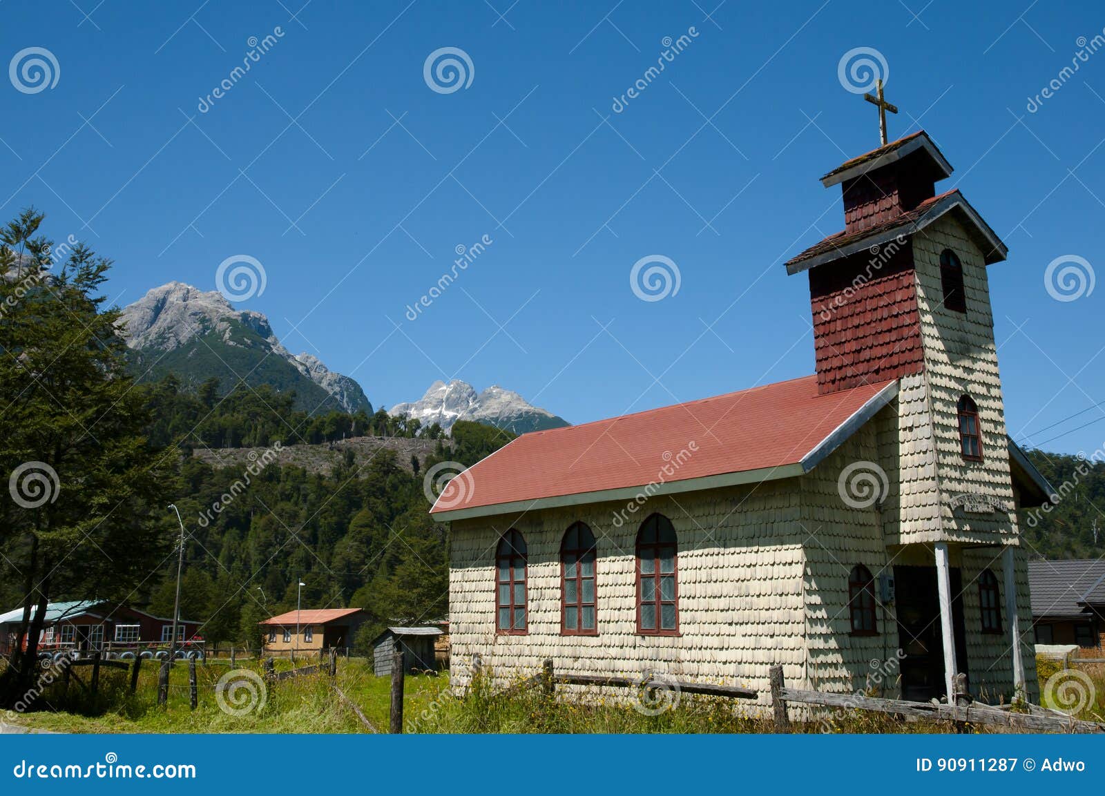 san jose obrero church - santa lucia - chile