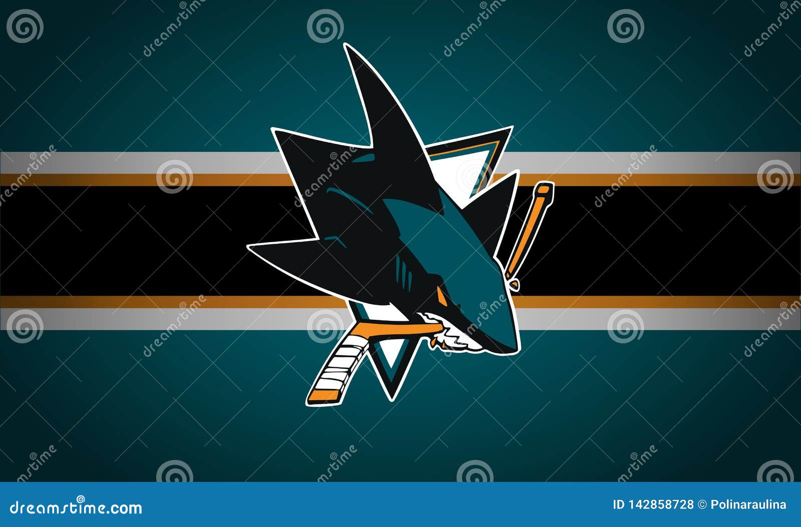 San Jose Sharks Logo Stock Illustrations – 29 San Jose Sharks Logo